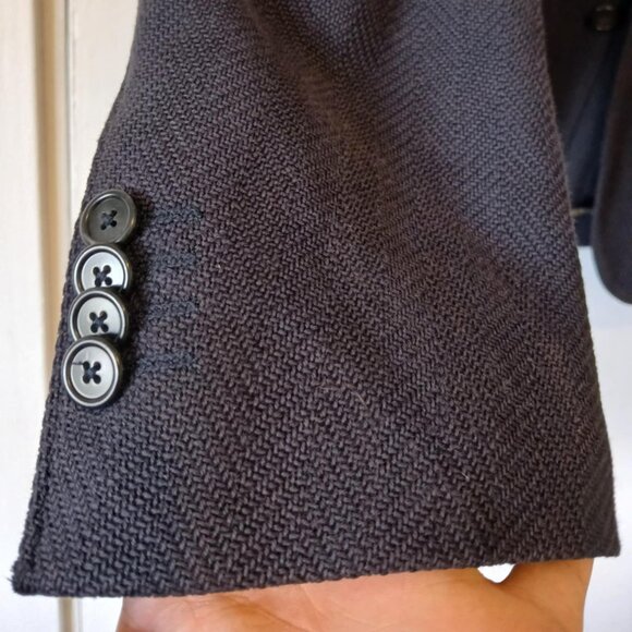 ZZEGNA - Casual shawl collar cotton jacket - Sz 50 - Picture 6 of 12